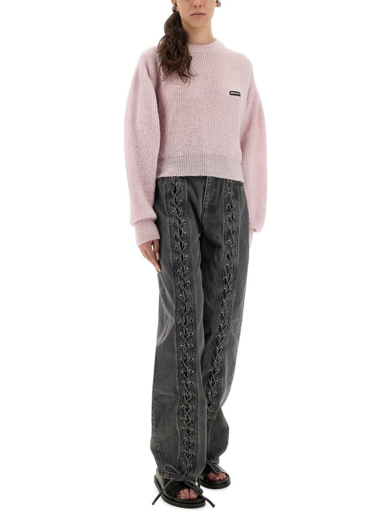 wool puff sweater by Selfnex