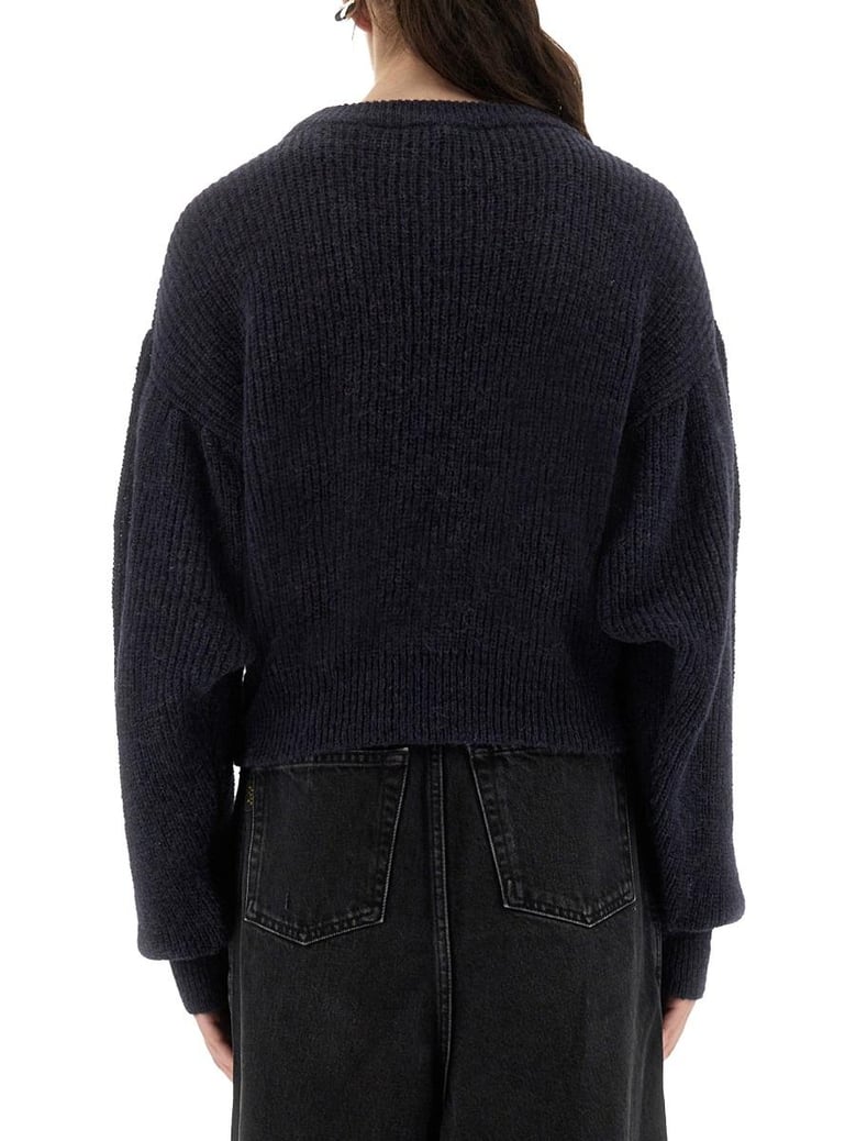 wool puff sweater by Selfnex