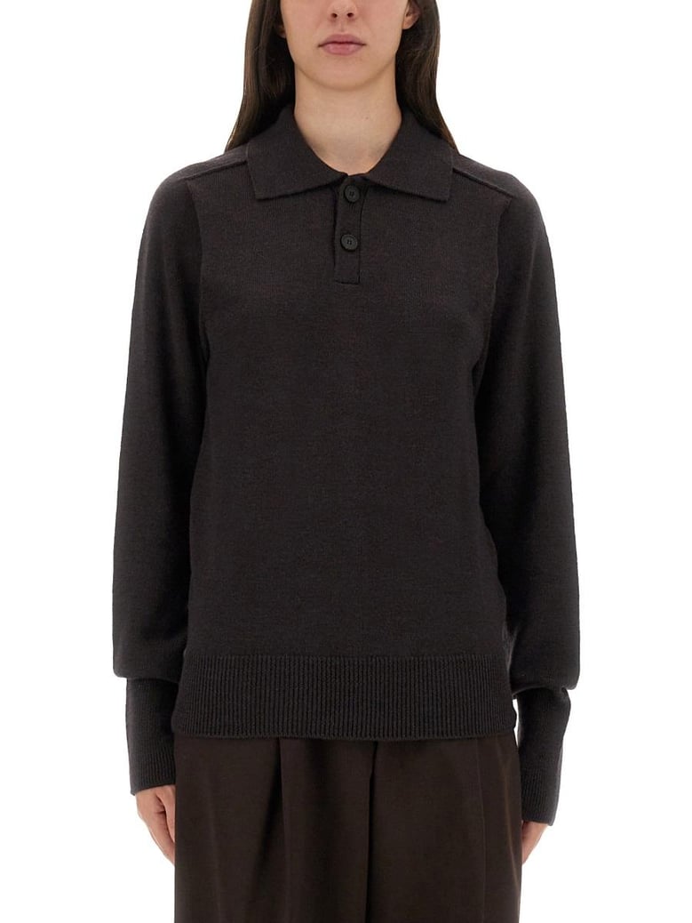inverness shirt with polo collar by Selfnex