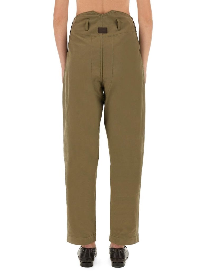 tailored pants with pleats by Selfnex