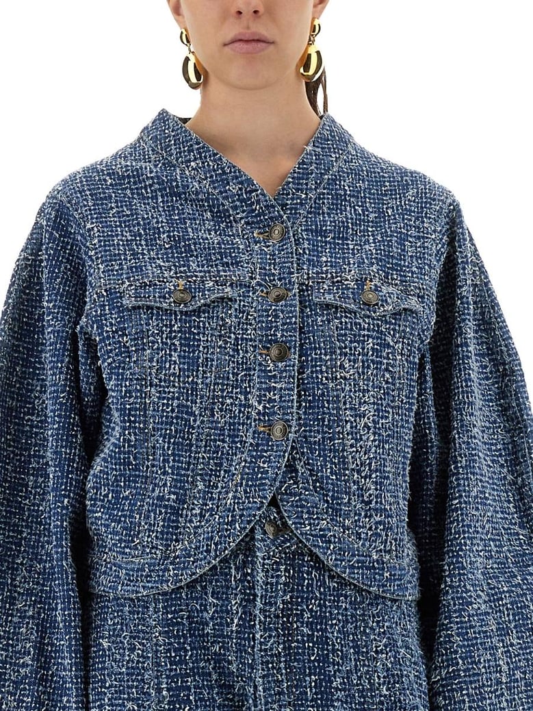 round sleeve jacket by Selfnex