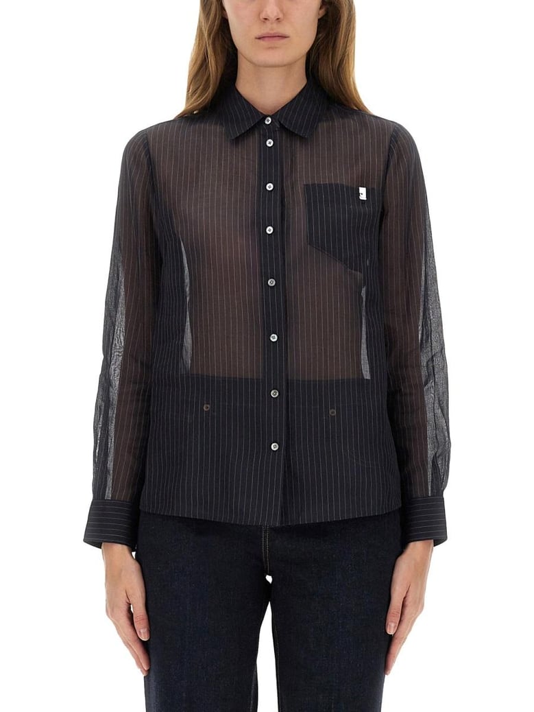 striped cotton shirt by Selfnex