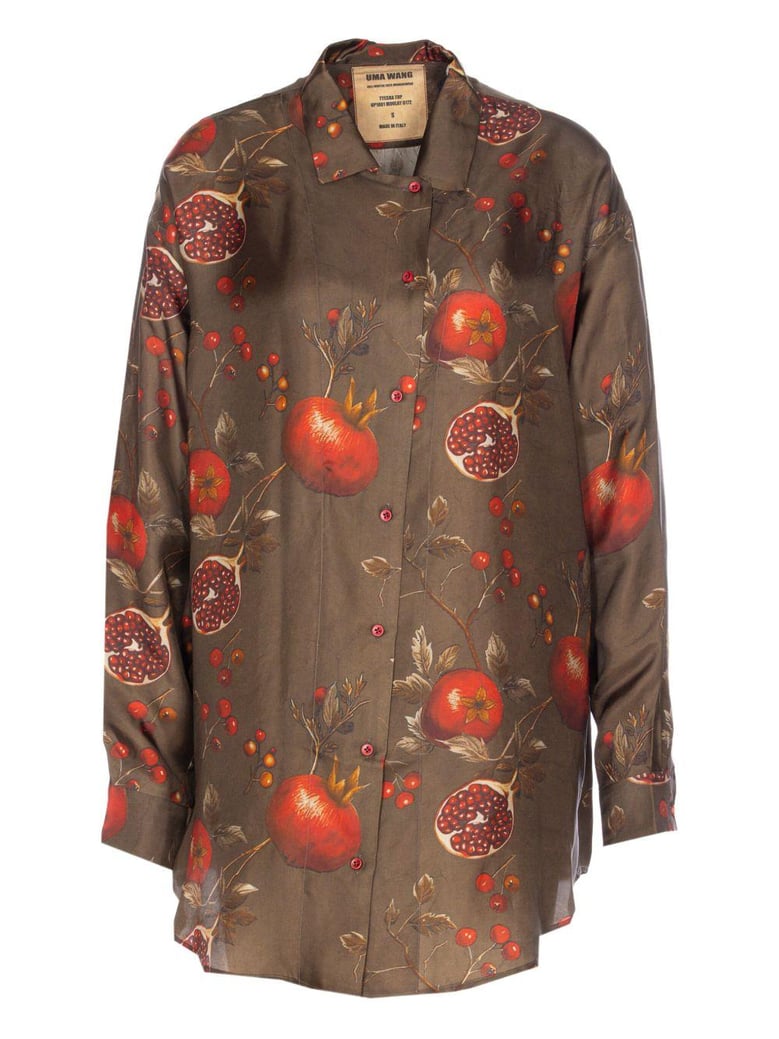 printed blouse by Selfnex