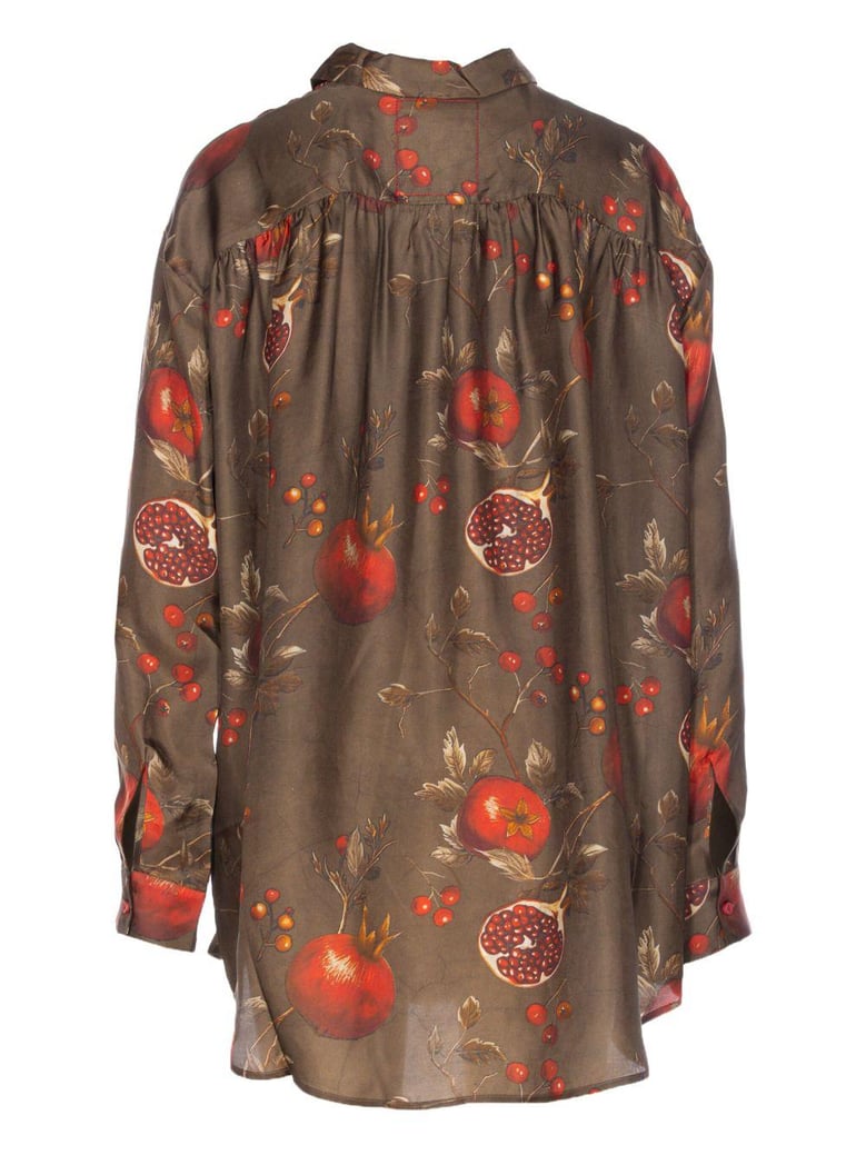 printed blouse by Selfnex