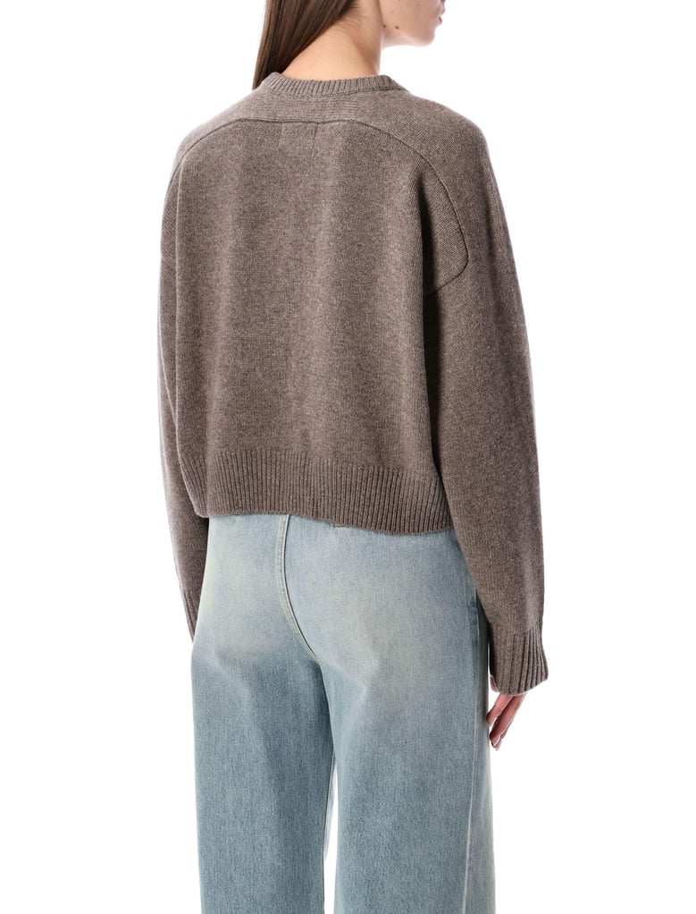 bruzzi cropped wool and cashmere sweater by Selfnex