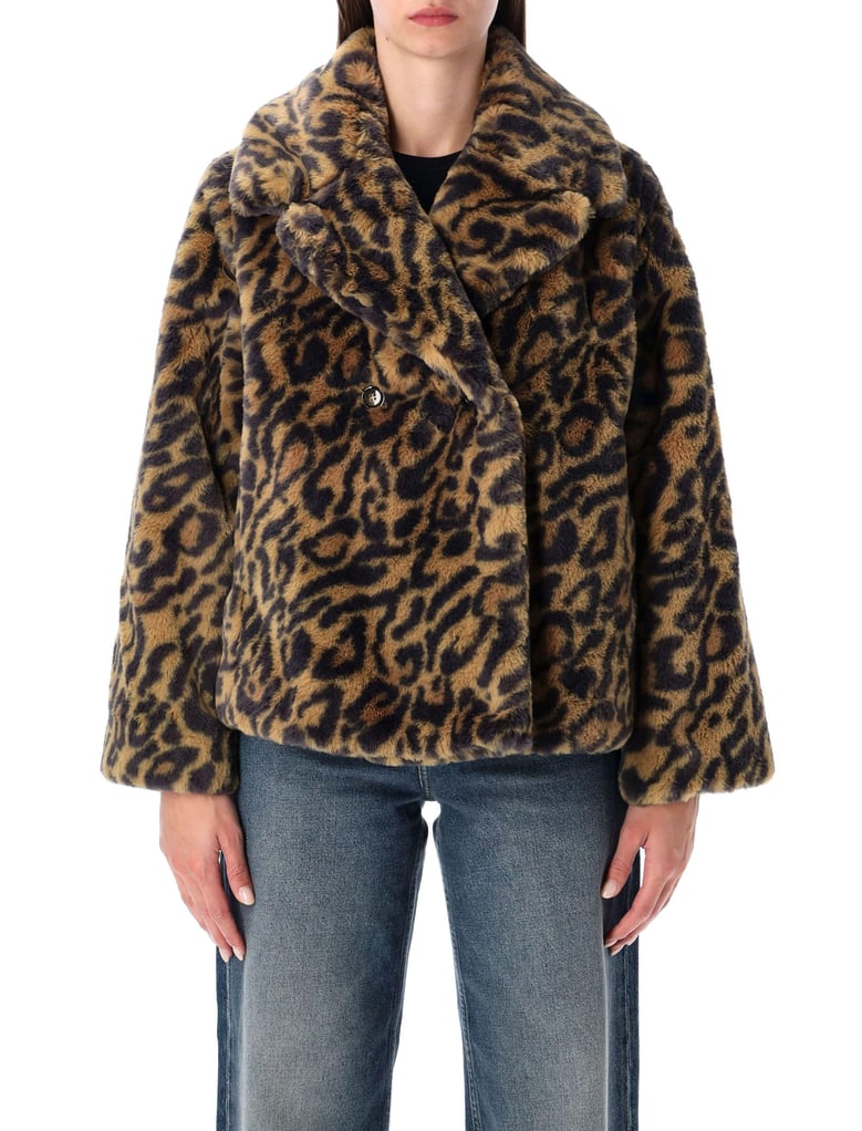 leopard-print faux fur johanna coat a p c by Selfnex