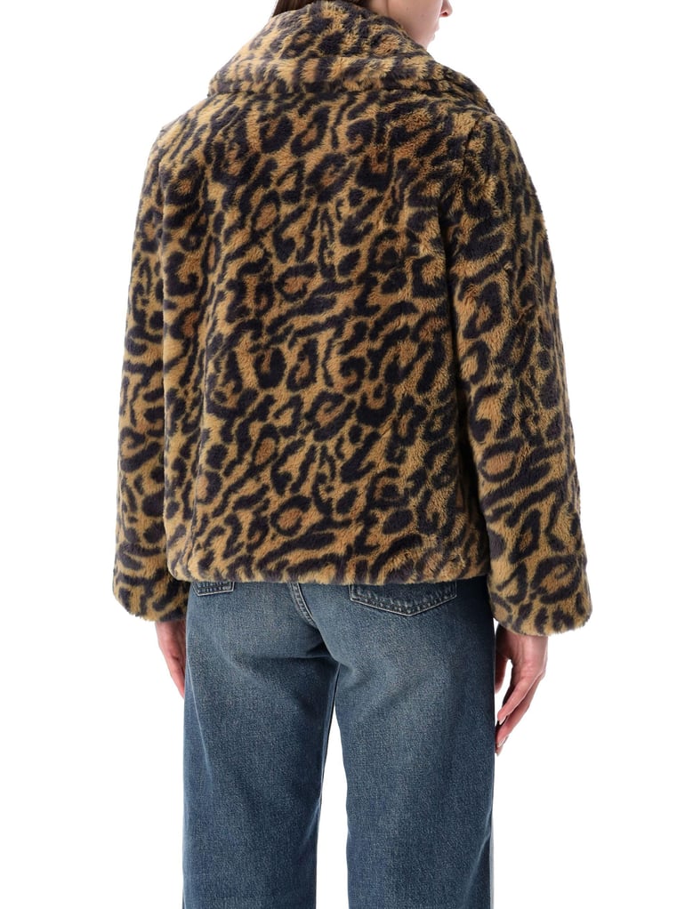 leopard-print faux fur johanna coat a p c by Selfnex
