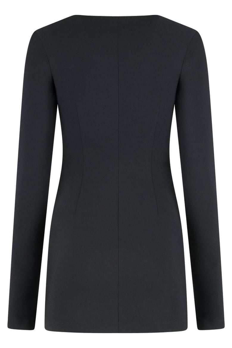 crepe mini dress by Selfnex