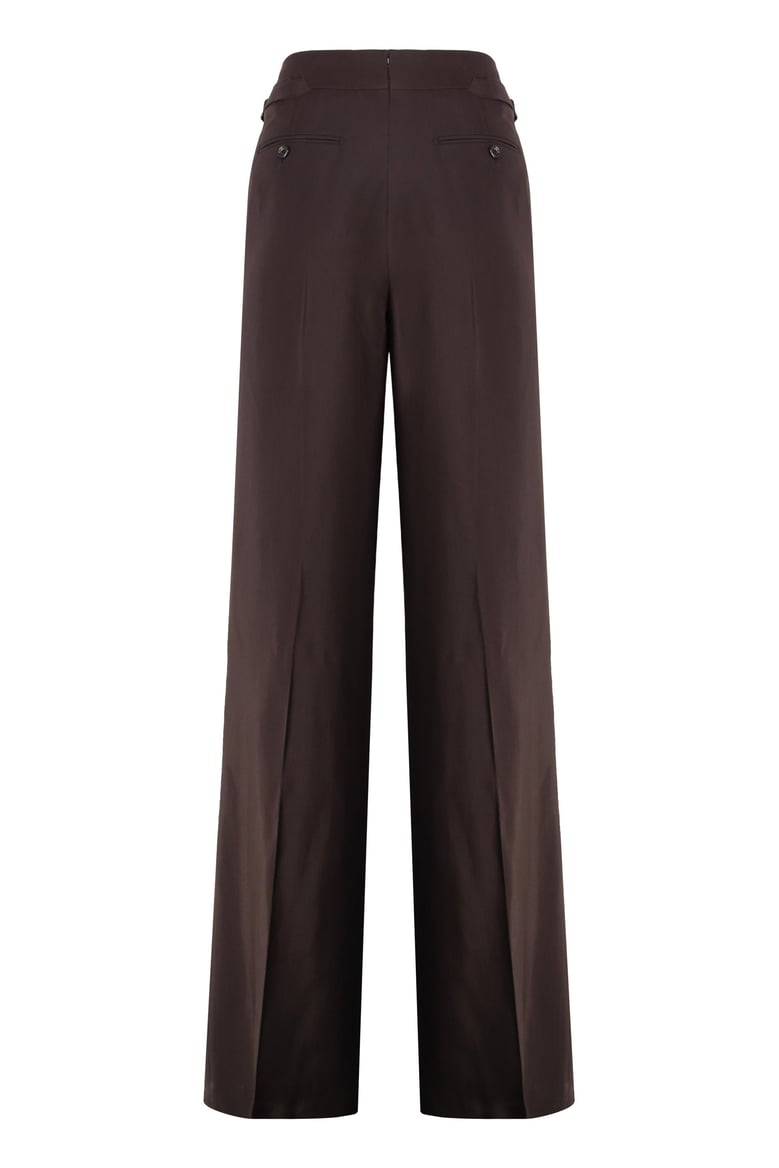 wool blend trousers by Selfnex