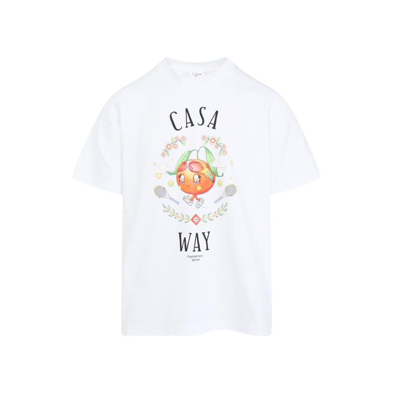 casa way kawaii printed t-shirt by Selfnex