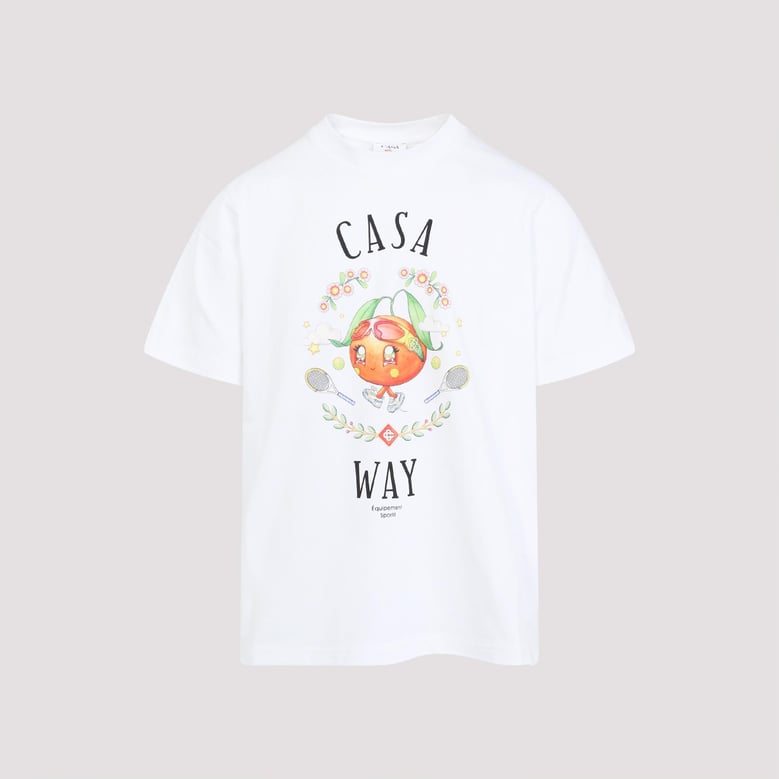 casa way kawaii printed t-shirt by Selfnex