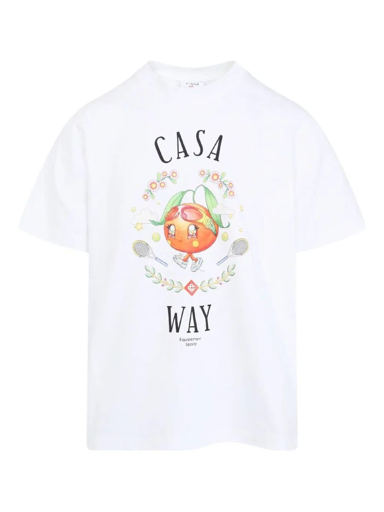 casa way kawaii printed t-shirt by Selfnex