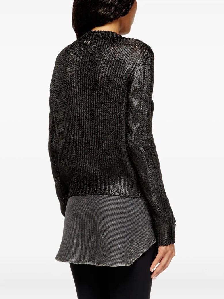 miccha round neck sweater by Selfnex
