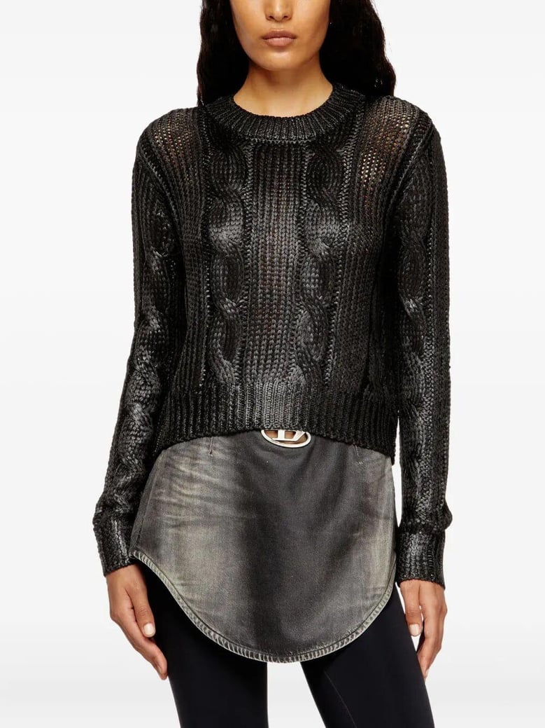 miccha round neck sweater by Selfnex