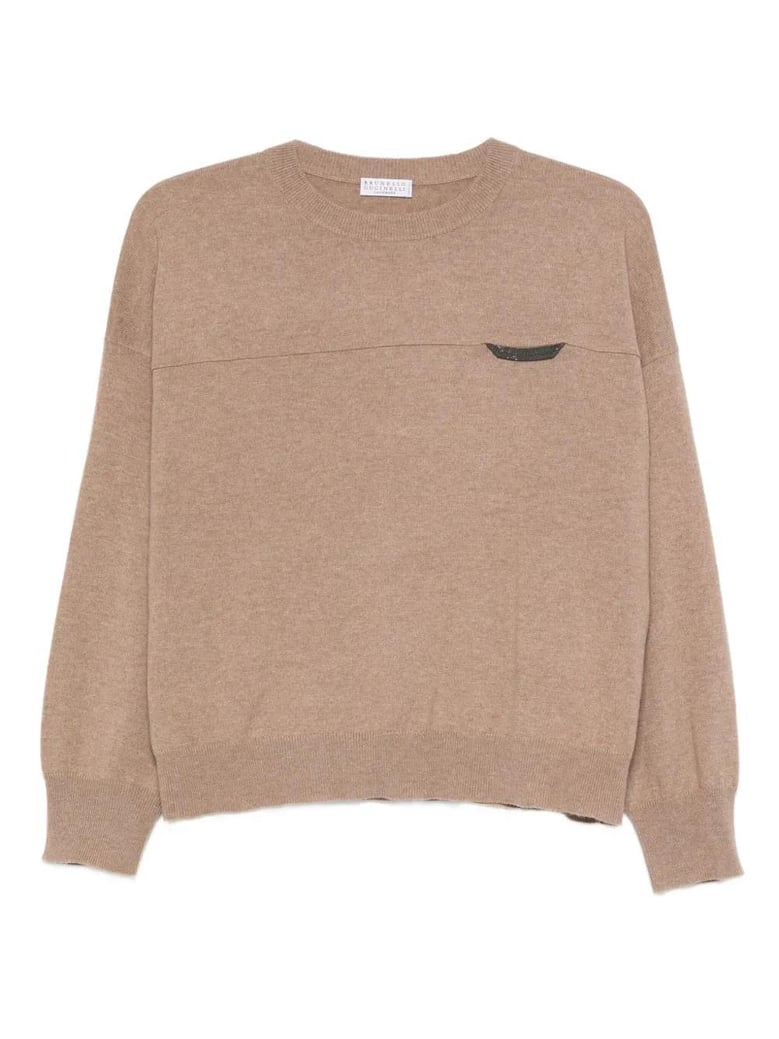 cashmere round neck sweater by Selfnex