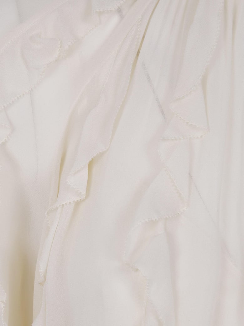frill billow blouse by Selfnex