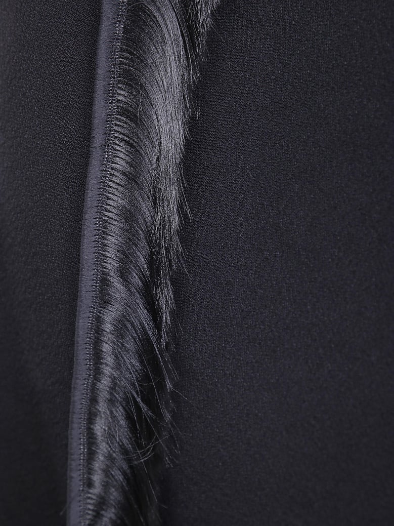 midi skirt with fringes by Selfnex