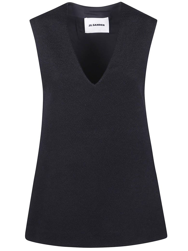 v neck sleeveless top by Selfnex