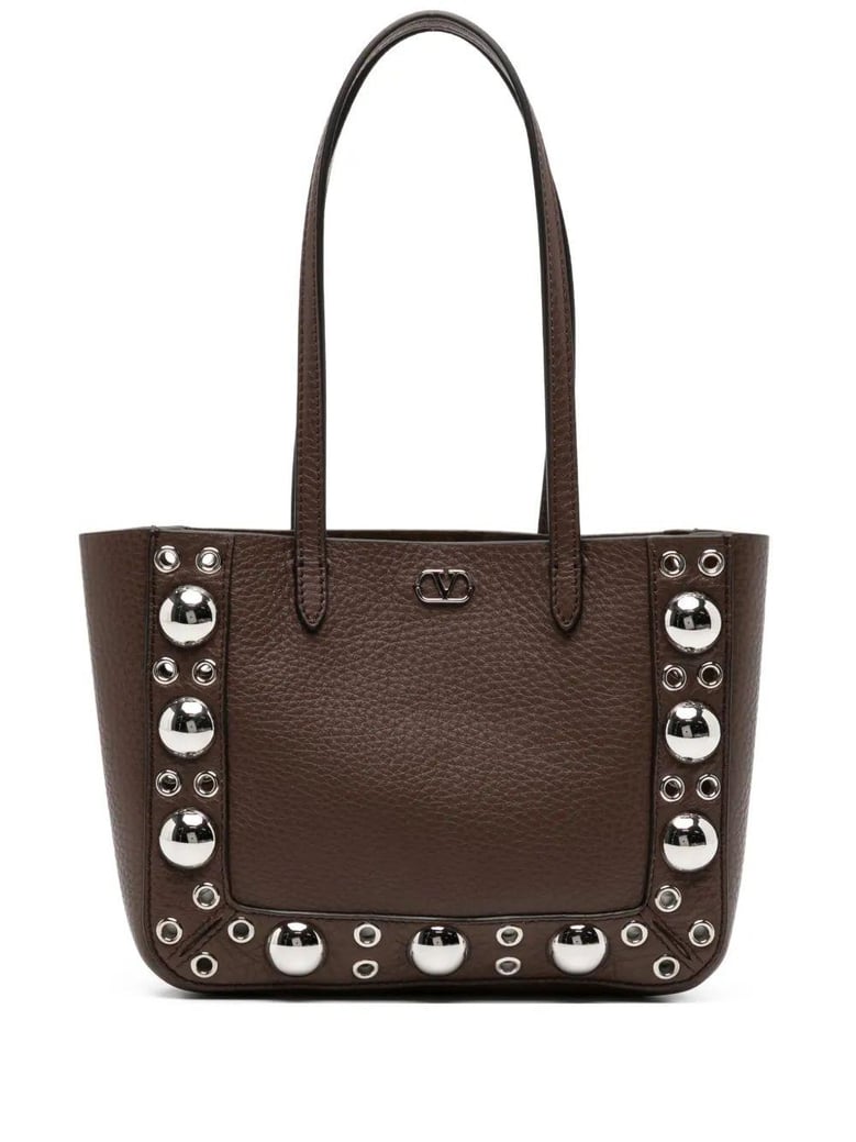 brown leather nellcã´te handbag by Selfnex