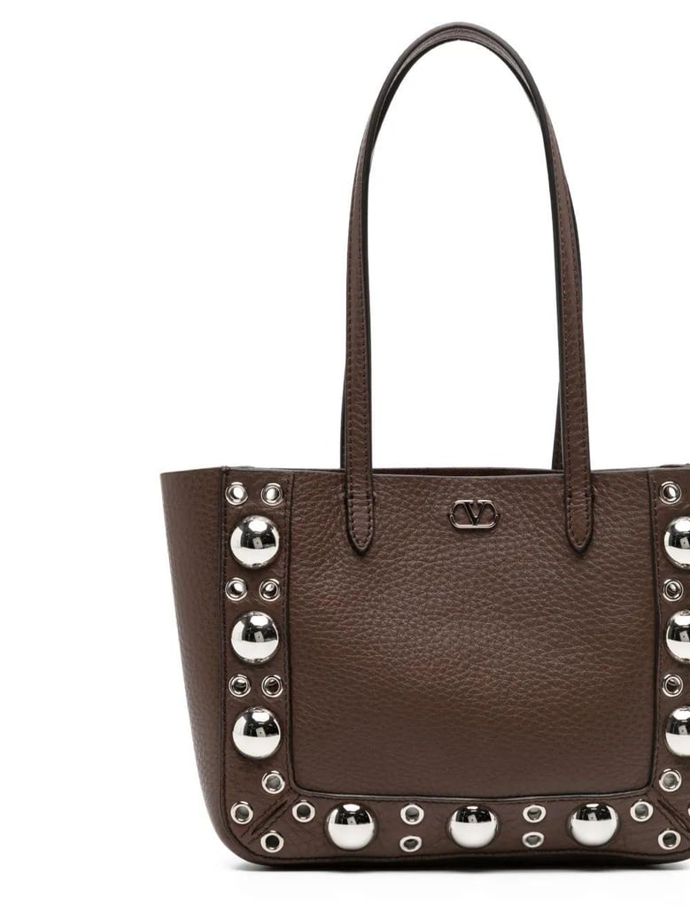 brown leather nellcã´te handbag by Selfnex