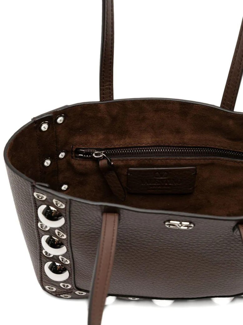 brown leather nellcã´te handbag by Selfnex
