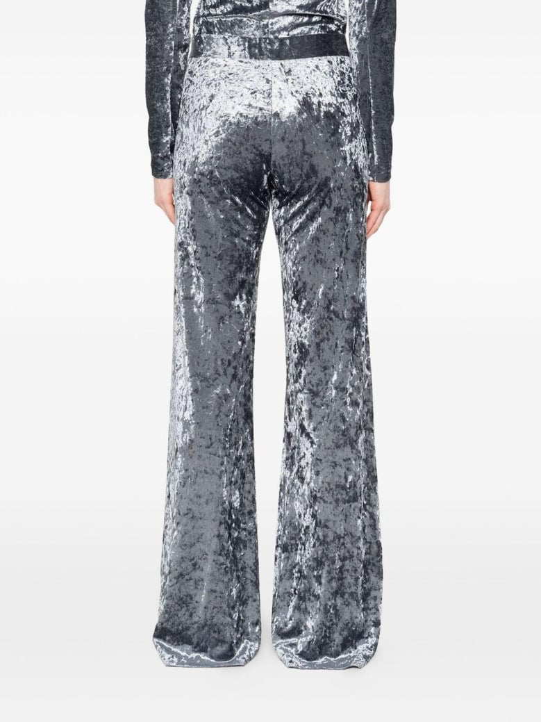 velvet high-waisted trousers by Selfnex