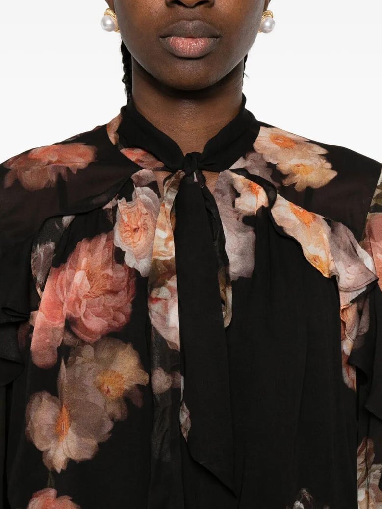 black silk nylon shirt by Selfnex
