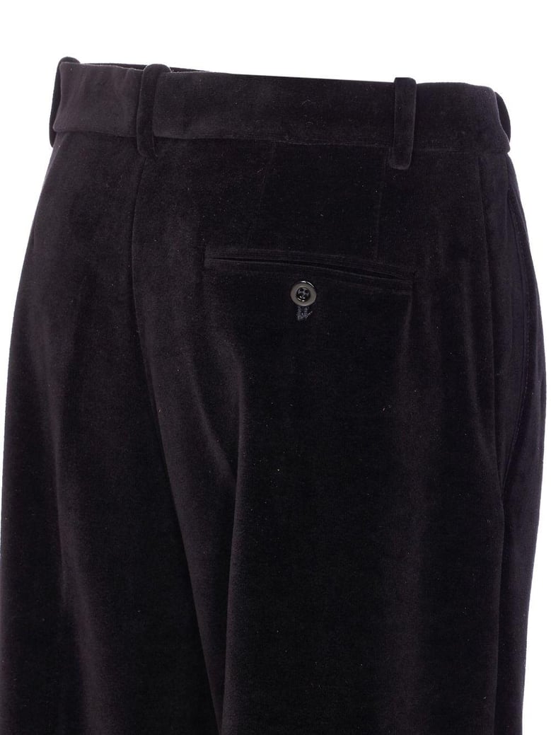 cotton wide-leg trousers by Selfnex