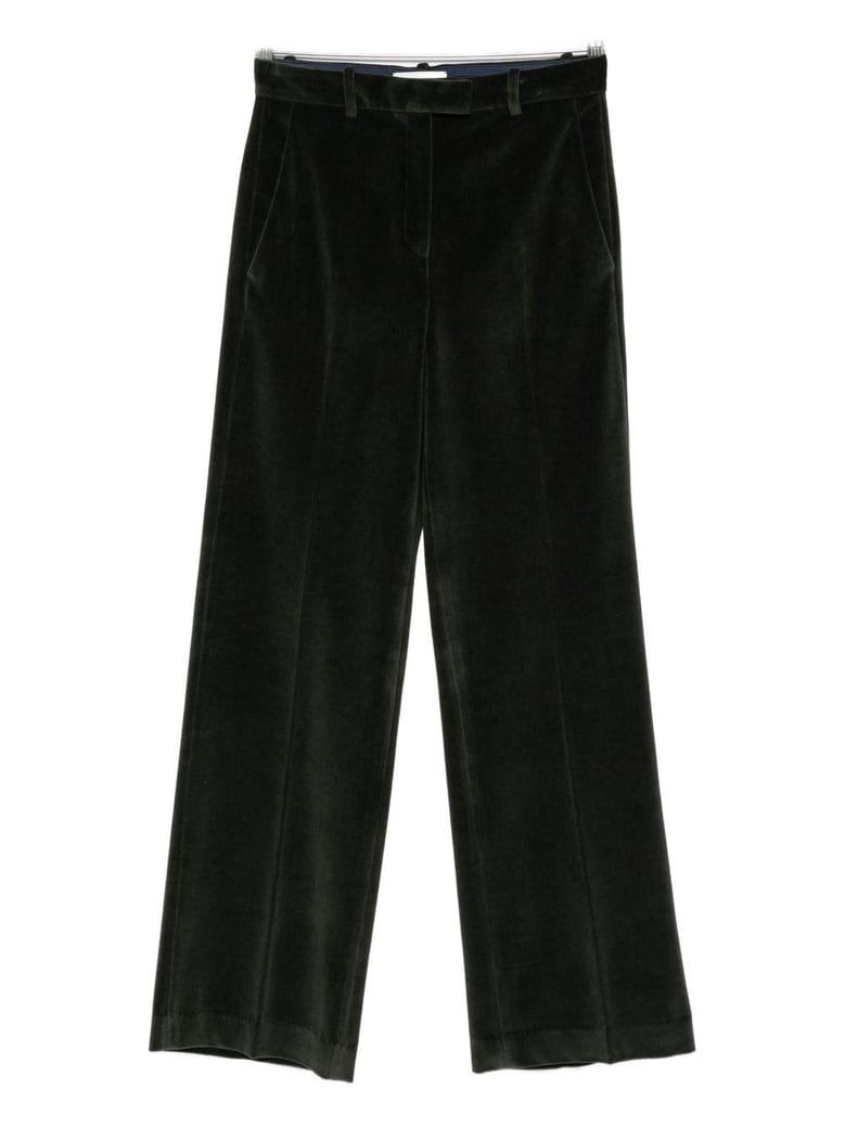 cotton wide-leg trousers by Selfnex