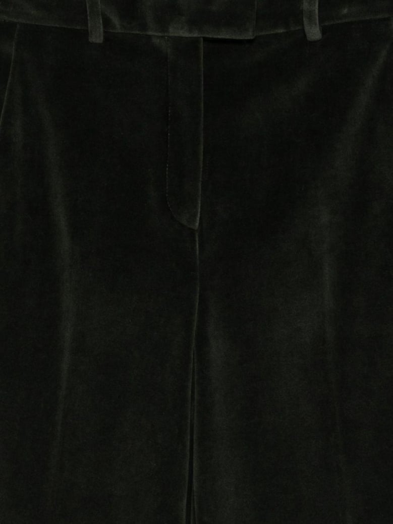 cotton wide-leg trousers by Selfnex