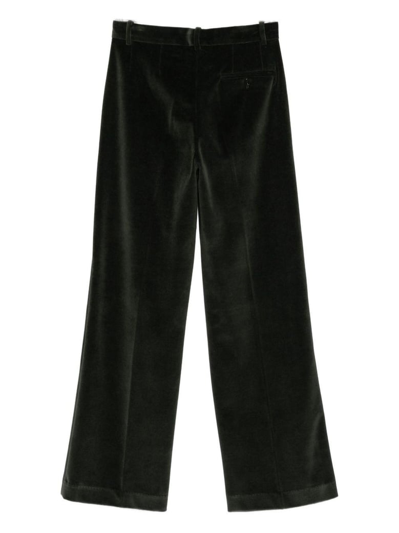 cotton wide-leg trousers by Selfnex