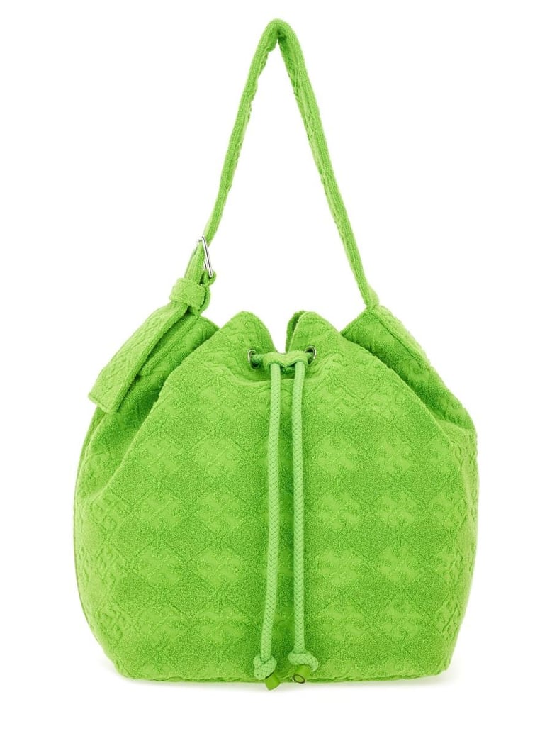 green handbag by Selfnex