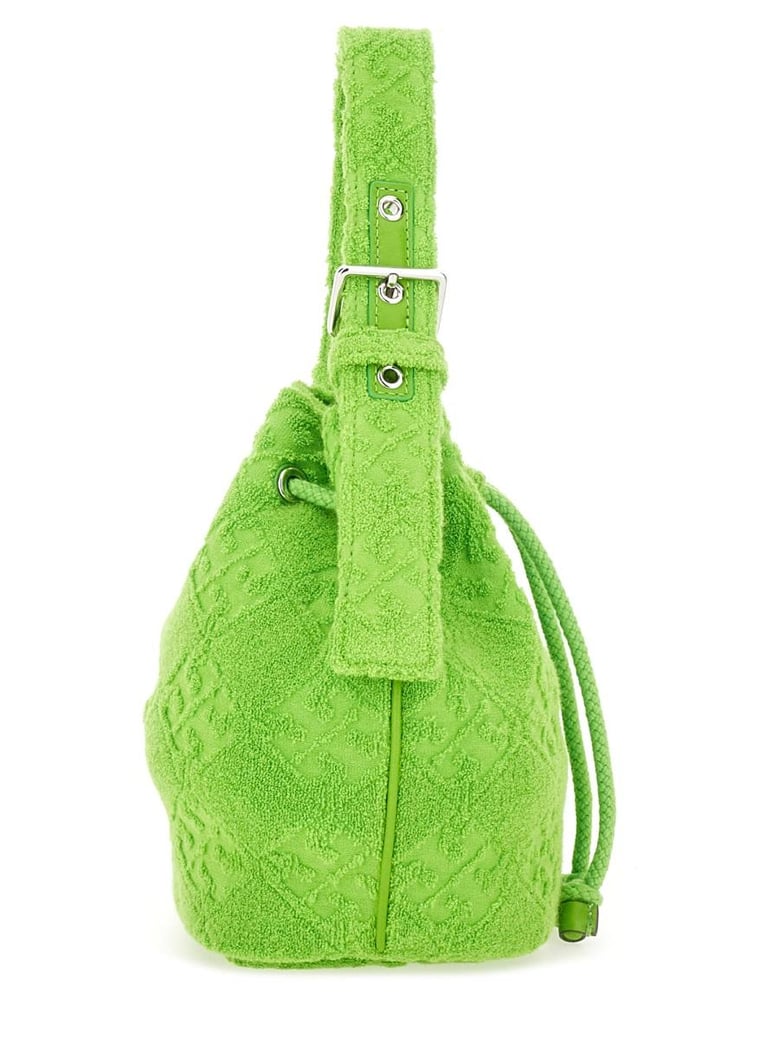 green handbag by Selfnex