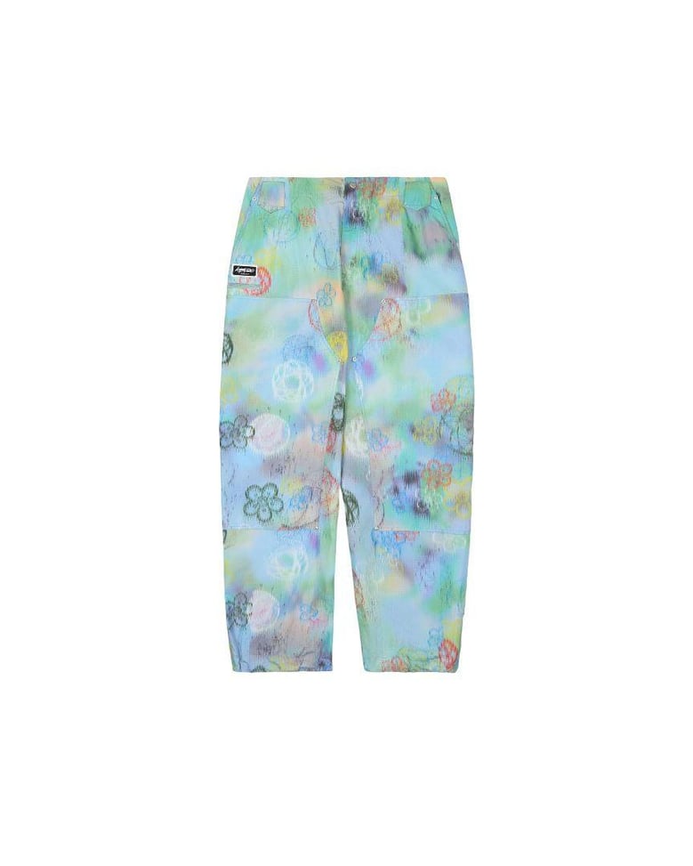 lightblue polyester pants by Selfnex