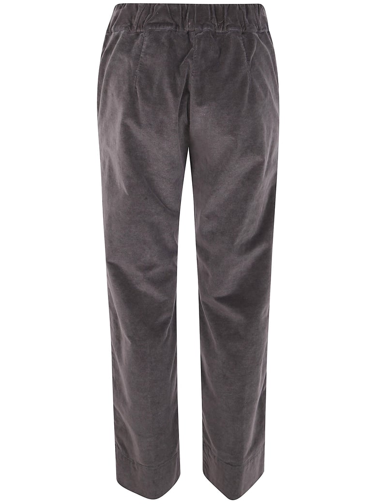relaxed wide leg dyed trousers by Selfnex