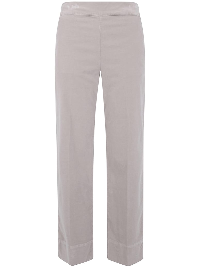 relaxed wide leg dyed trousers by Selfnex