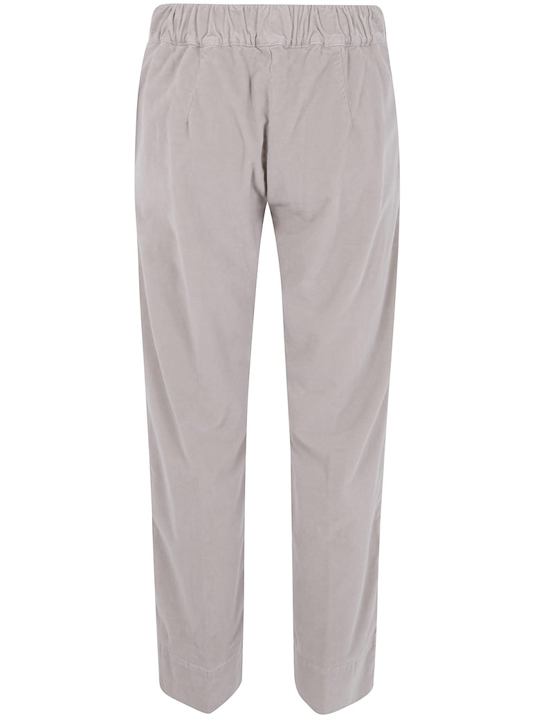relaxed wide leg dyed trousers by Selfnex