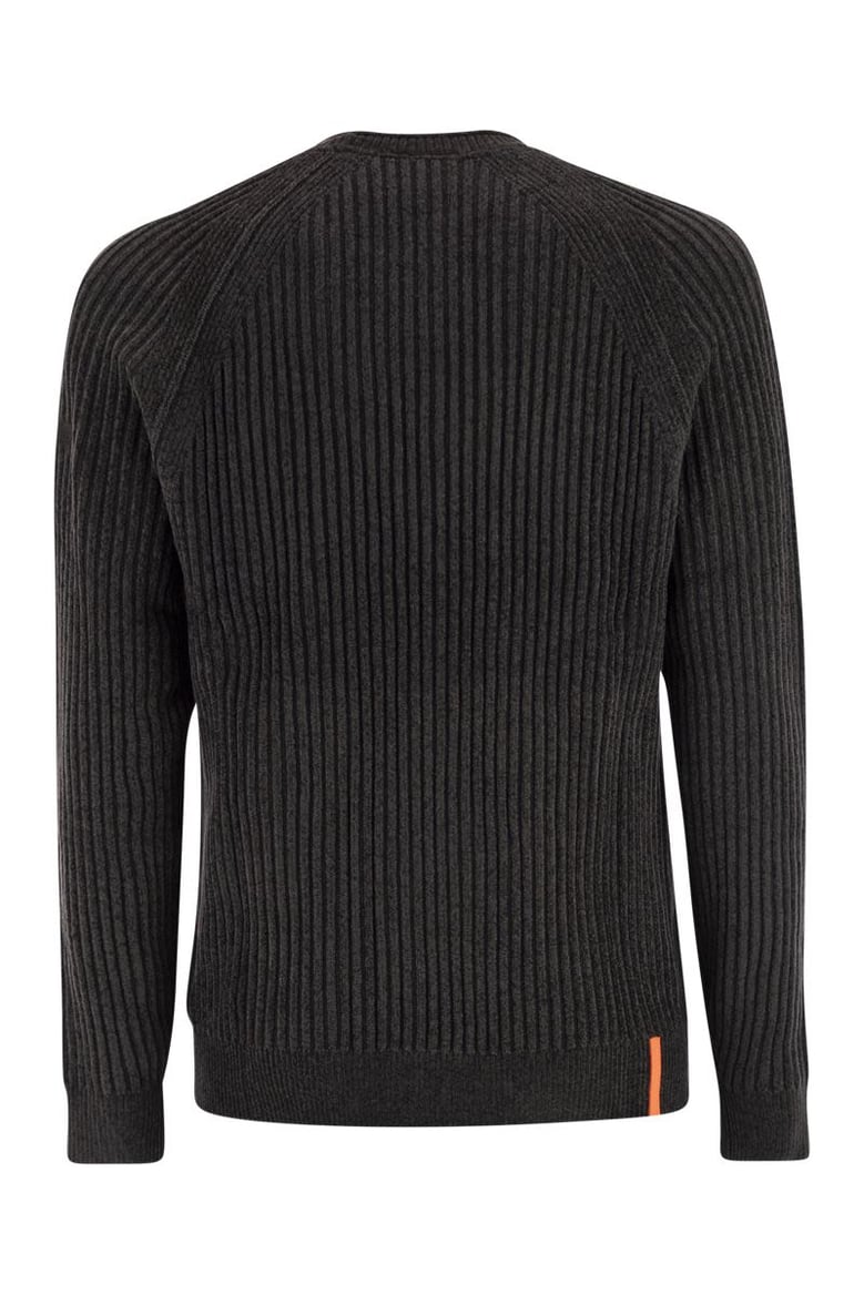 velvet rave round knit - crew neck jumper by Selfnex
