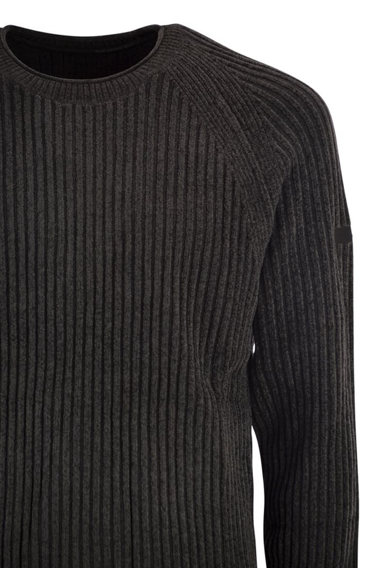 velvet rave round knit - crew neck jumper by Selfnex