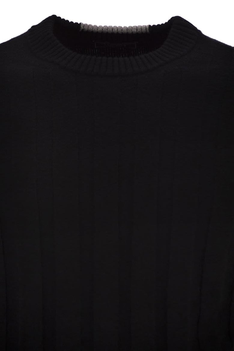wool and cashmere ribbed jumper by Selfnex