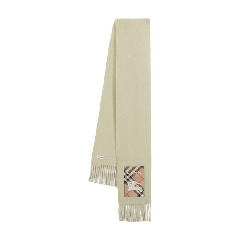 solid label scarf by Selfnex