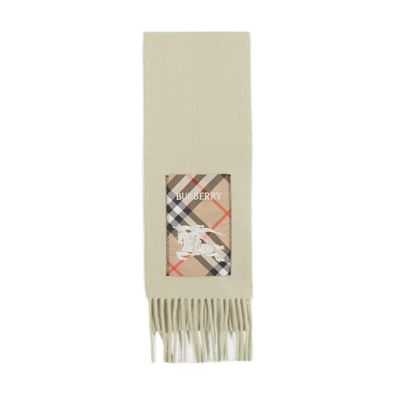 solid label scarf by Selfnex