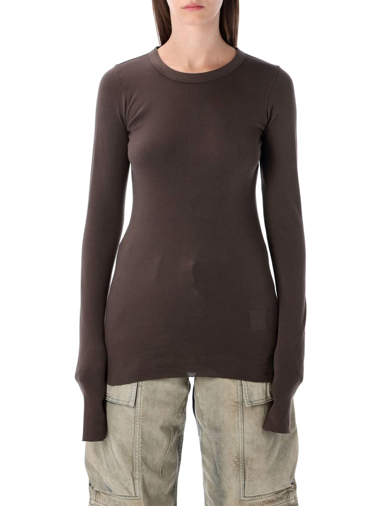 rick owens drkshdw black ribbed ls t by Selfnex