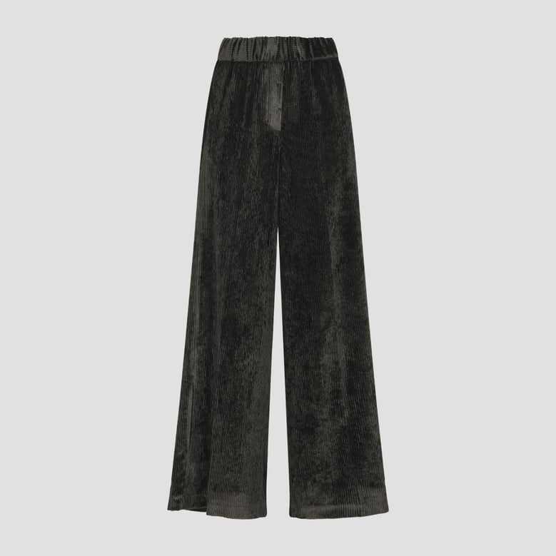 fluid corduroy trousers by Selfnex