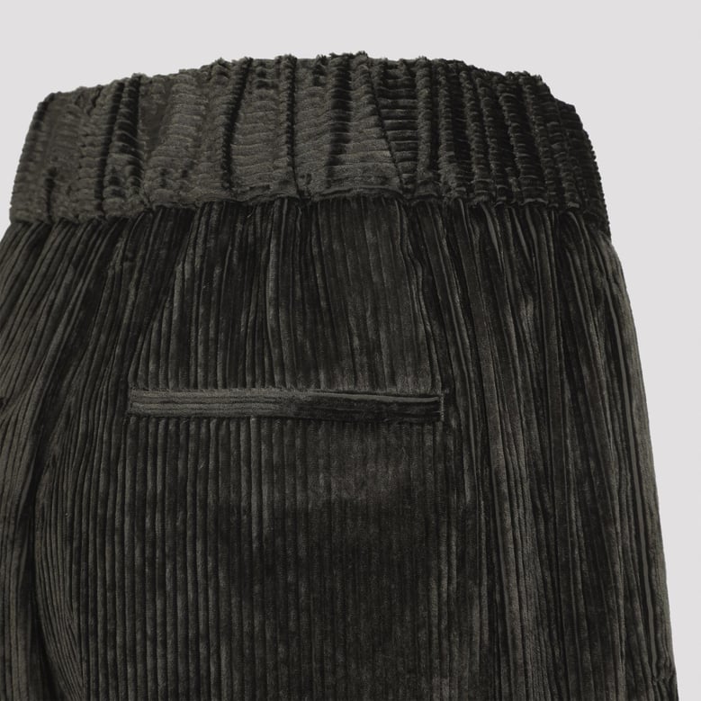 fluid corduroy trousers by Selfnex
