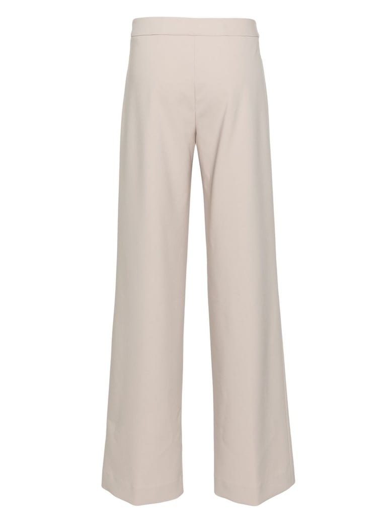 stretch cady high-waist pants by Selfnex