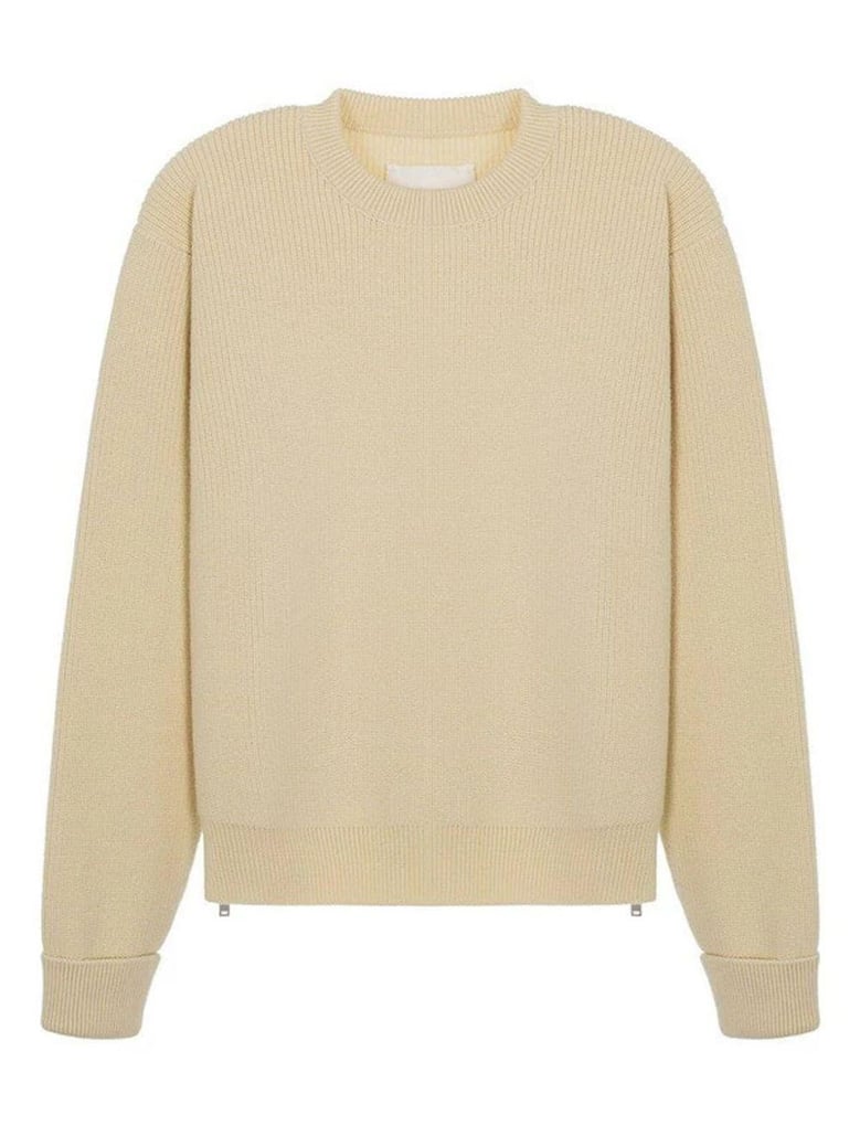 ribbed knit sweater by Selfnex