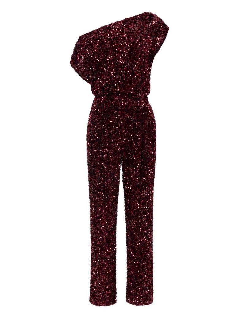 sequin one-shoulder dress by Selfnex