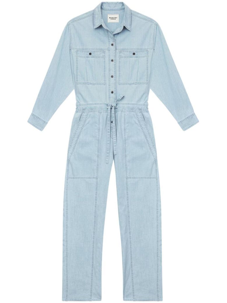 buttoned drawstring waist by Selfnex