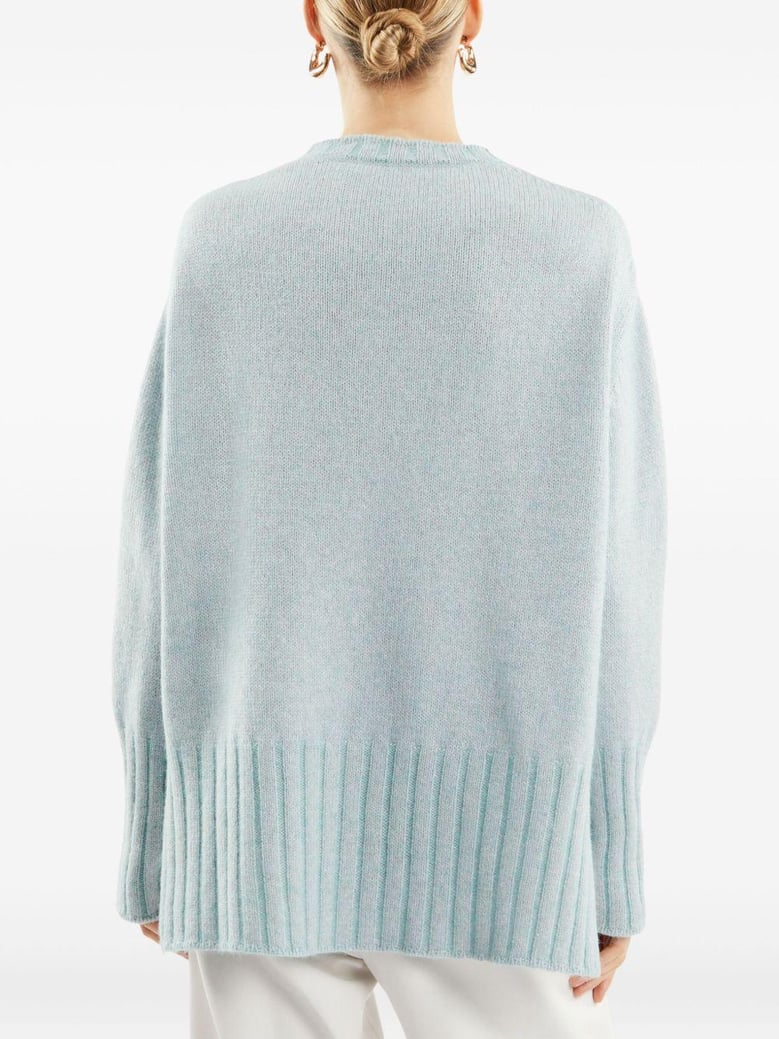 knitted long-sleeve sweater by Selfnex